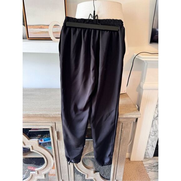 NWT Geraldine Lustgarten Black Dress Pant Joggers Size 2 - Picture 5 of 11
